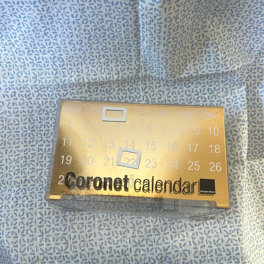 Coronet calendar- perpetual calendar by Design Ideas  from Anthropologie